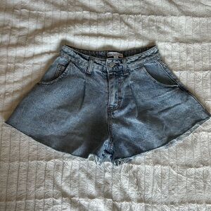 Light Blue Jean Shorts